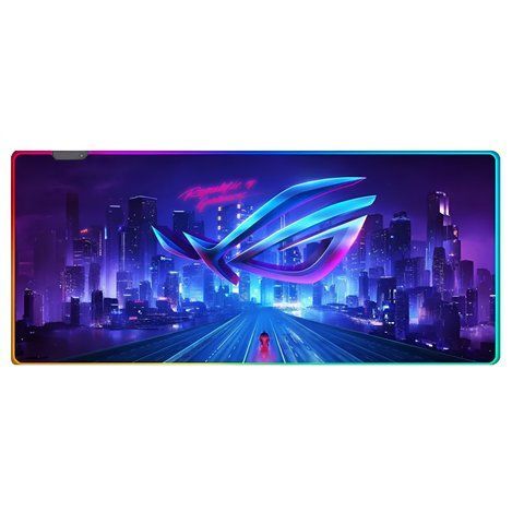 Килимок для миші City з RGB-підсвіткою 80 см &times; 30 см &times; 4 мм 2590331521 фото