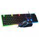 Ігровий набір клавіатура та миша Gaming G21B з RGB-підсвіткою (без російської й української розкладки) 2495255822 фото 1