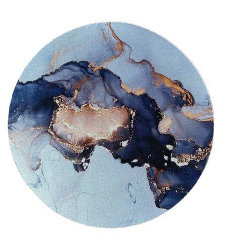 Килимок для мишки круглий Marble Gold 20 см х 3 мм 2591815607 фото