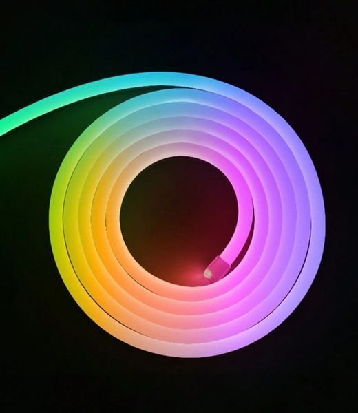 Розумна Неонова LED Стрічка RGBIC 5м (Dream Color) з Bluetooth та Пультом | Гнучкий Неон від USB 5V 2597181699 фото