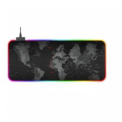 Килимок для миші World Map з RGB-підсвіткою 80 см &times; 30 см &times; 4 мм 2590341152 фото