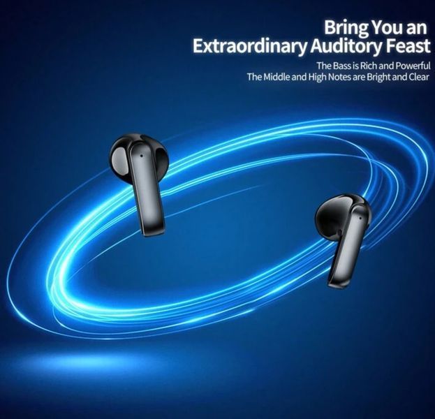 Бездротові внутрішньоканальні навушники GT02 TWS HiFi Stereo Black 2534986454 фото