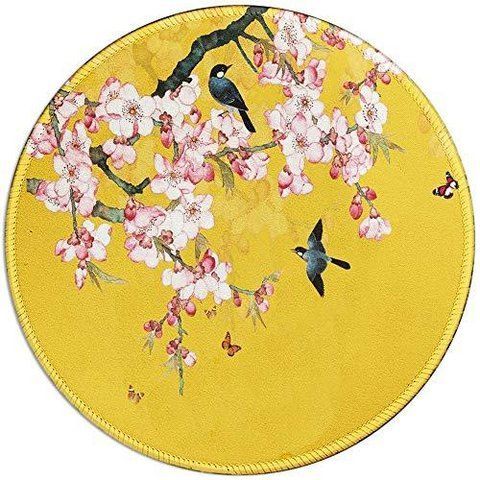 Килимок для мишки круглий Spring Peach Blossom 20 см х 3 мм 2698428509 фото