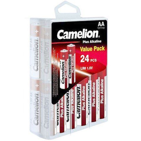 Батарейки АА Camelion Plus Alkaline LR6 лужні алкалінові, ціна за набір 24 шт 1914168918 фото