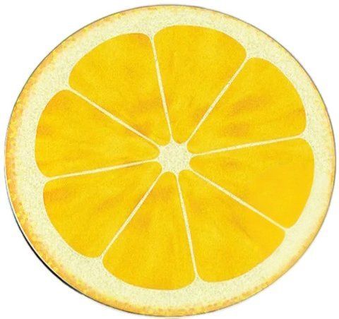 Килимок для мишки круглий Lemon 20см х 3мм 2132029260 фото