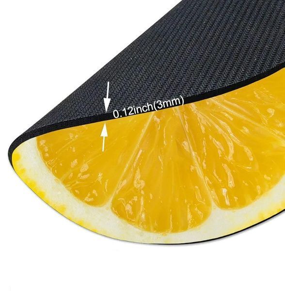 Килимок для мишки круглий Lemon 20см х 3мм 2132029260 фото