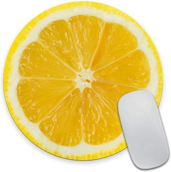 Килимок для мишки круглий Lemon 20см х 3мм 2132029260 фото