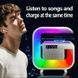 Смарт-лампа G3 Mini RGB-нічник Bluetooth-колонка з бездротовою зарядкою і FM радіо 3-в-1 Білий 2478302194 фото 5