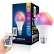 Розумна лампочка RGB 16 кольорів Е27 LED 15Вт + пульт ДК 1893833999 фото 1